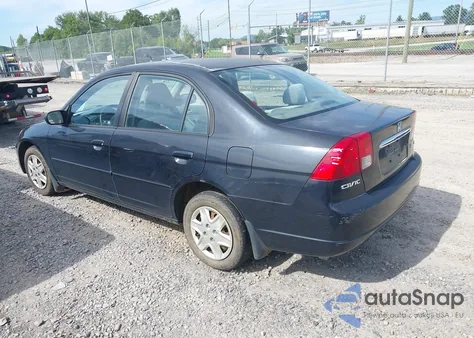 2003 Honda Civic Lx из США, поврежденный, VIN 2HGES165X3H569612